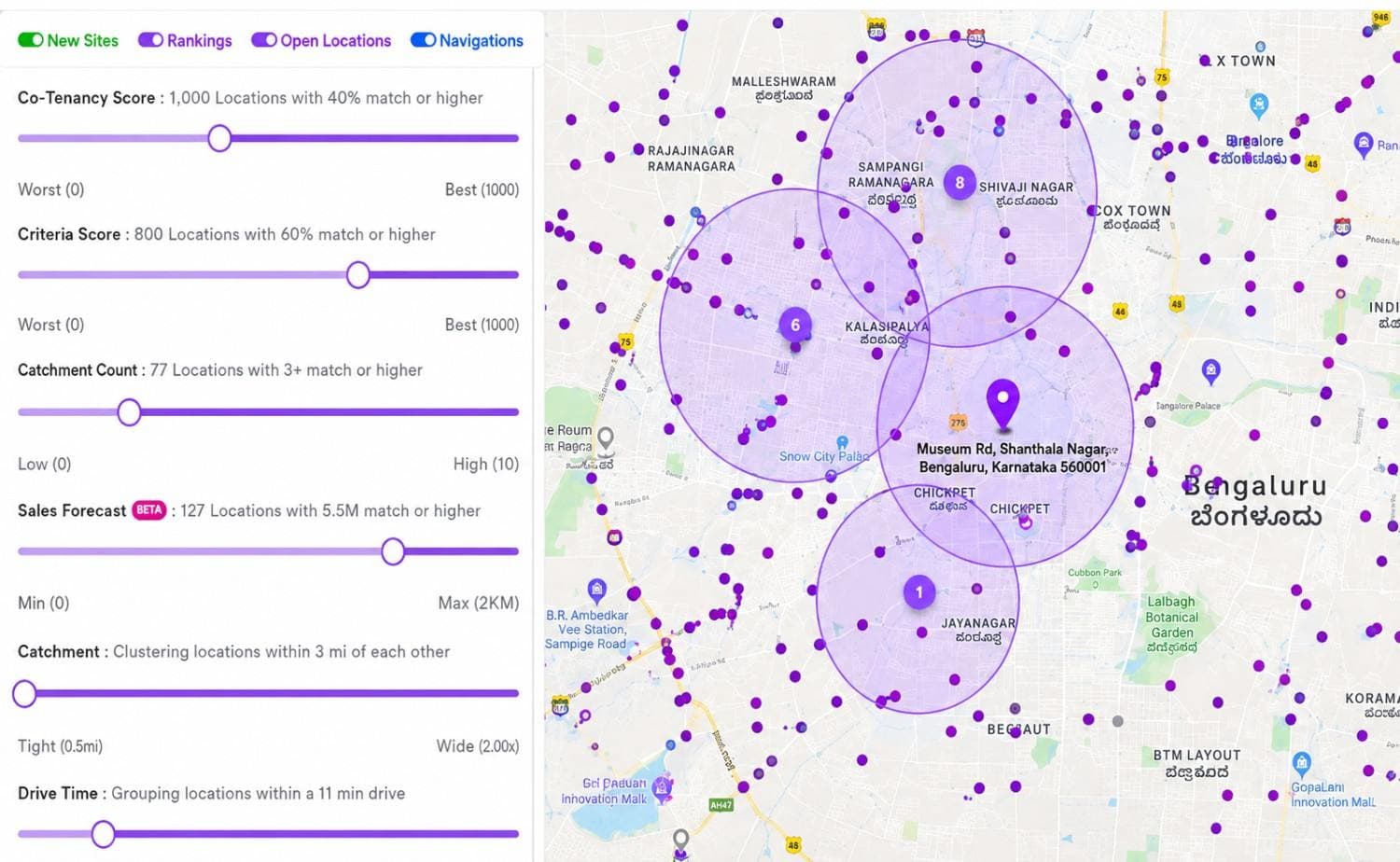 MapZot.AI Automotive dashboard